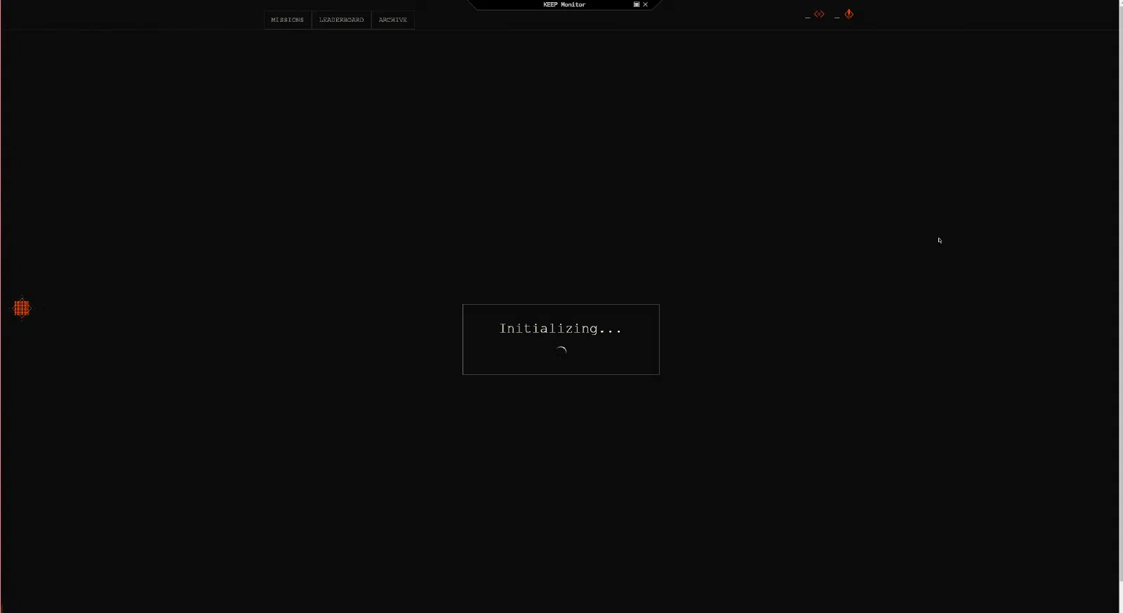 KEEP Monitor stuck on Initializing